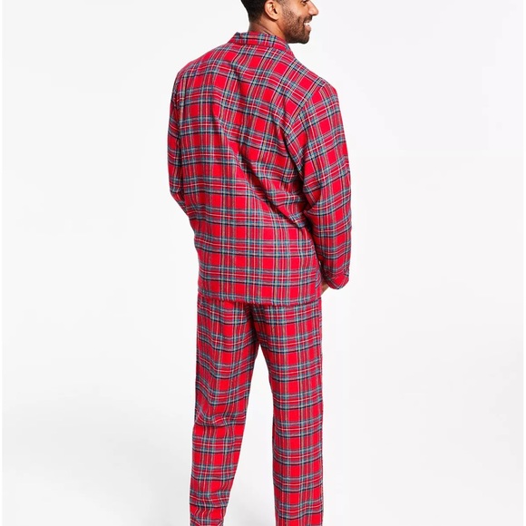 Men’s Plaid Flannel Pajamas - Picture 2 of 6